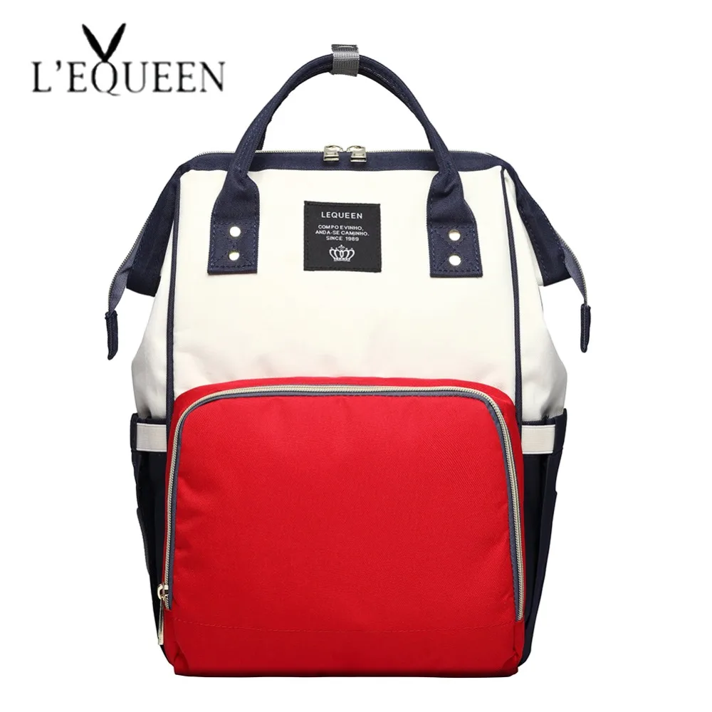 

LEQUEEN Maternity Diaper Backpack Large Capacity Nursing Bag Newborn Infants Stroller Backpack Baby Care Nappy Mummy Bag