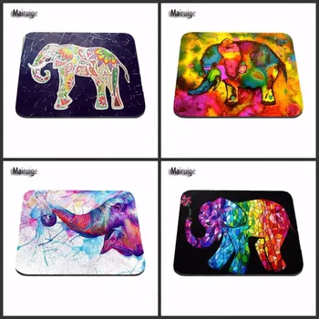 

Mairuige Elephant Vintage Pattern Style Anti-slip Mousepad Computer Mouse Pad Mat for Optal Me Trackball Mouse As A