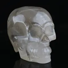 Ddh001615 Природный Ясный Кварц Хрустальный Череп Исцеление Рейки