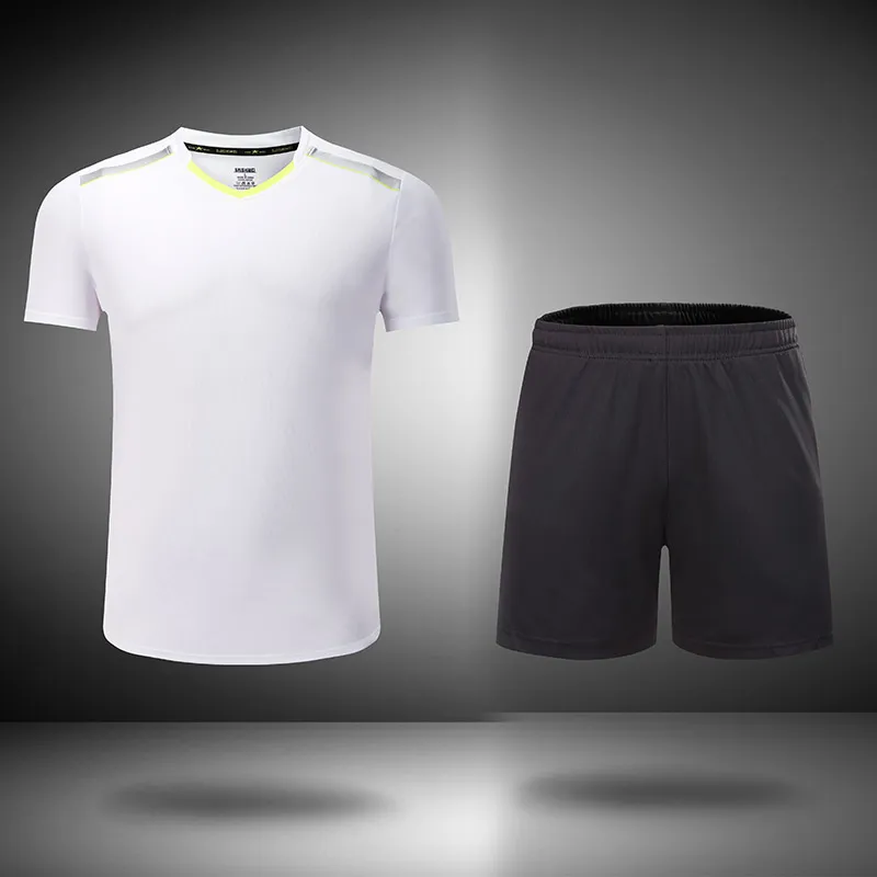 Новинка Qucik, спортивная одежда для бадминтона для женщин/мужчин, Теннисный костюм, набор для тенниса, одежда для настольного тенниса, комплекты одежды для бадминтона 3886 - Color: Man 1 set