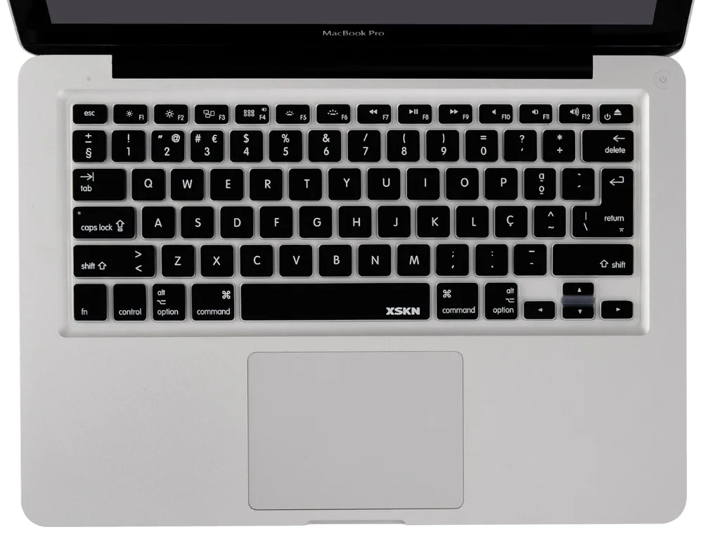 XSKN португальский покрытие для клавиатуры защита для retina дисплей Macbook Pro 1" 15", Европейский ЕВРО Великобритания ЕС США общая версия