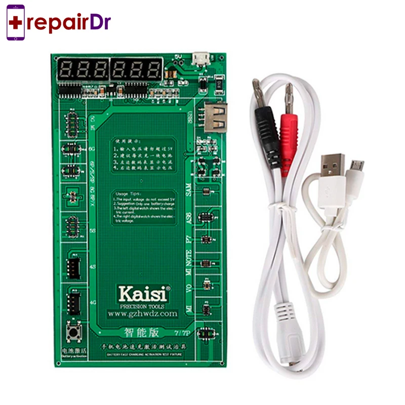 

Newest Kaisi K-9208 Professional Battery Activation Charge Test Board For iPhone Huawei Samsung XiaoMi Oppo Vivo With USB Cable