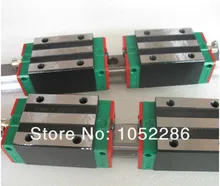 2 шт. 100% оригинал Hiwin железнодорожных HGR20-1100MM с 4 шт. HGH20CA узкие блоки для чпу