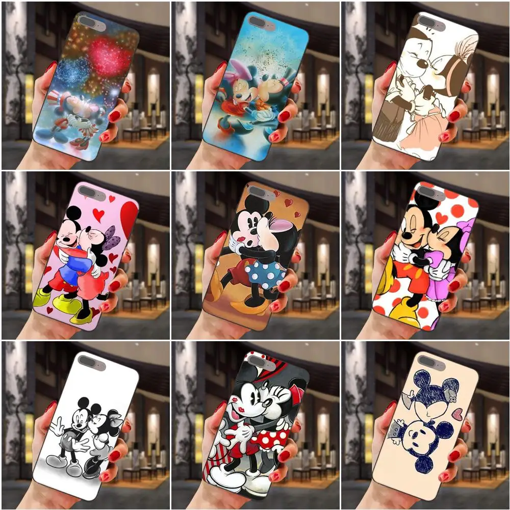 

Black Soft Shell Mickey Minnie Mouse Kissing For Huawei nova 2 Plus 2S 3i 4 4e Y3 Y5 II Y6 Y7 Y9 Lite Plus Prime 2017 2018 2019