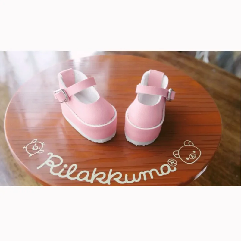 1 пара модных кукол кожаные туфли на платформе для Blyth pulгуб Licca Azone|leather flat shoes|leather