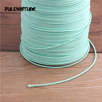 Light green 10 метров, 1,5 мм, 14 цветов, смешанный шнур из искусственной кожи и веревка, сделай сам, ювелирное изделие, аксессуары, Модный Ювелирный материал для браслета - Цвет: Light green