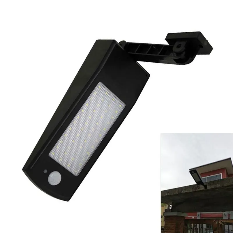 

600LM Solar Light 48 LED PIR Motion Sensor Auto With Remote Control Adjustable Solar Powered Lamp Waterproof For Garden Outdoor
