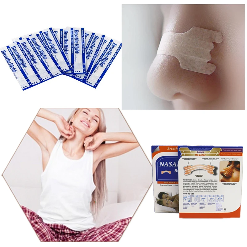 Produtos de Cuidados de Saúde Aliviar a Congestão Tiras de Respiração Caixas Lote 66x19mm Parar Ronco Nasal Não-tecido Melhores 3000pcs = 100 - 6 High Quality Beleza e saúde