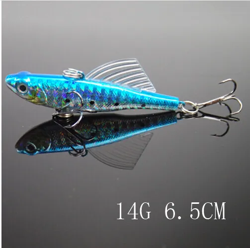9 цветов 14 г 6.5 см 1 шт. зимняя рыбалка приманка жесткий приманки VIB привести рыбалка подледная рыбалка снасти дайвинг поворотный джиг воблер приманка