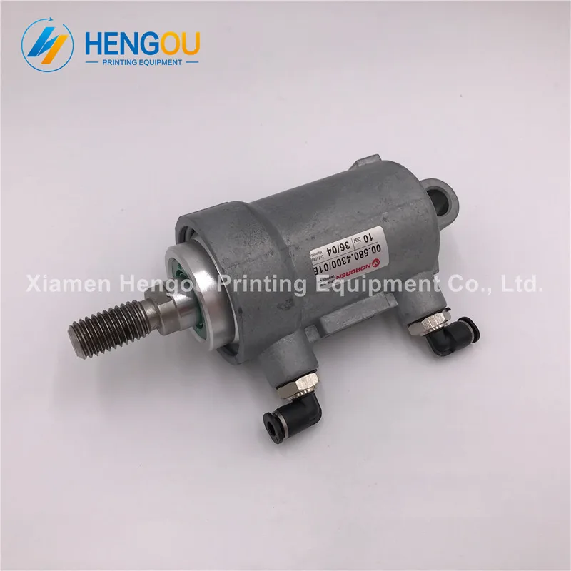 

2 Pieces Hengoucn pneumatic cylinder D40 H25 00.580.4300 Hengoucn PM74 SM74 SM52 machine parts