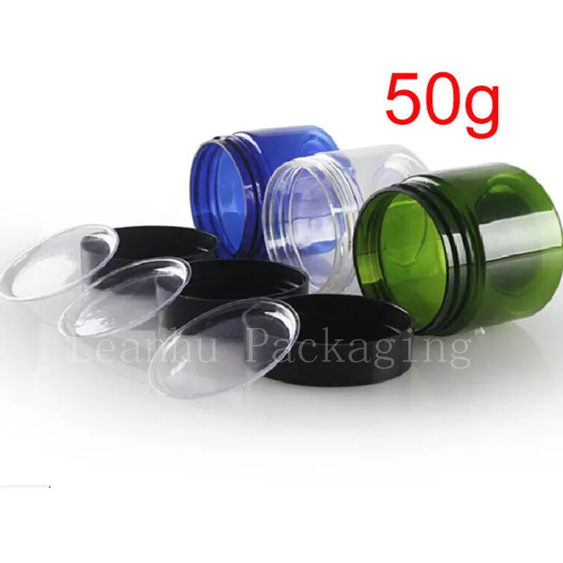 Download 50g colored empt round cosmetic cream PET jars with ... Yellowimages Mockups
