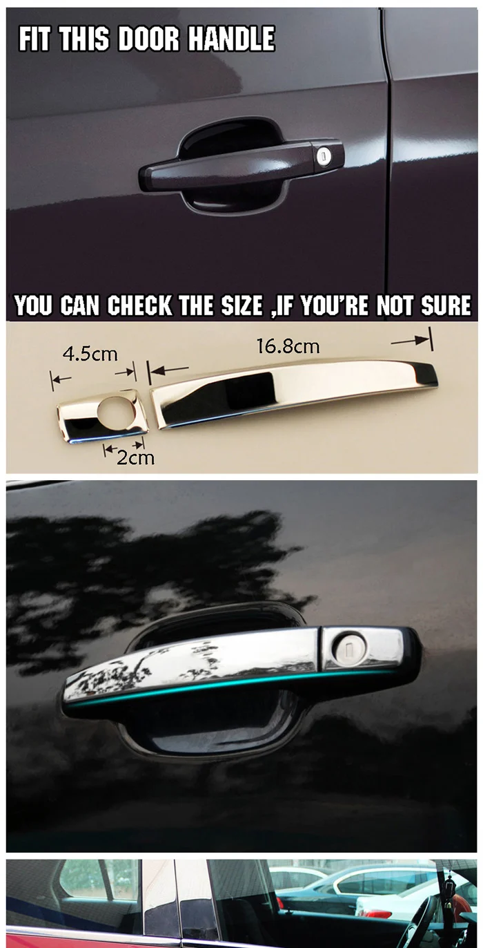 Подходит для Chevrolet Cruze Malibu Trax Aveo cap tiva Epica Sonic хромированная дверная ручка Крышка отделка Молдинг Накладка Стайлинг крышка протектор