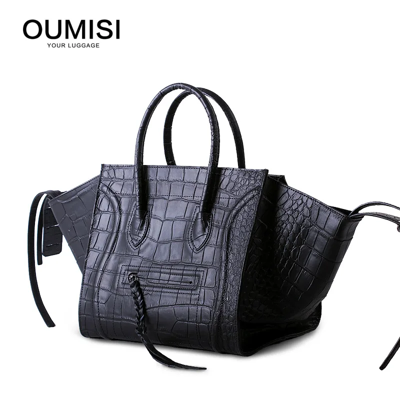 Сумка OUMISI Женская, из натуральной кожи крокодила|luxury handbags|bags handbagsluxury handbags women | АлиЭкспресс