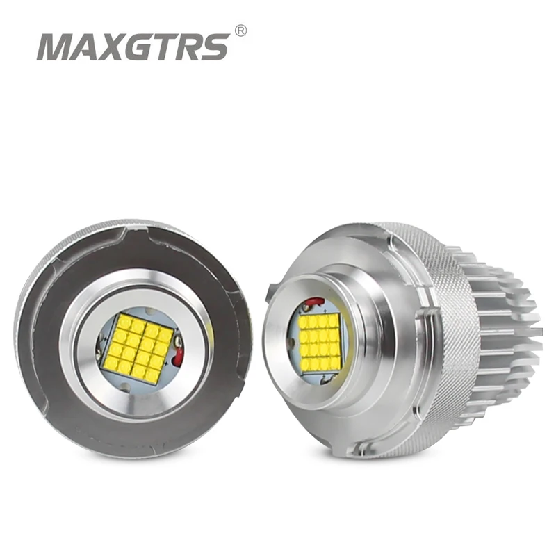 2x высокое Мощность 80 Вт Светодиодный Маркер ангельские глаза гало кольца лампы