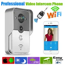 Teléfono móvil WiFi cámara del timbre inalámbrico inteligente Video de la puerta sistema de intercomunicación IP teléfonos móviles de la puerta