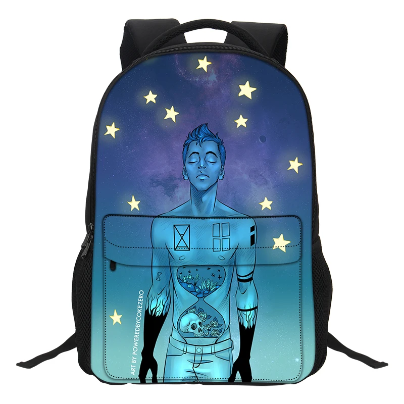 VEEVANV 2018 Twenty One Pilots Printing Bags Boys Causal Daypacks Men Fashion Laptop School Backpacks for Teenage Girls Mochila