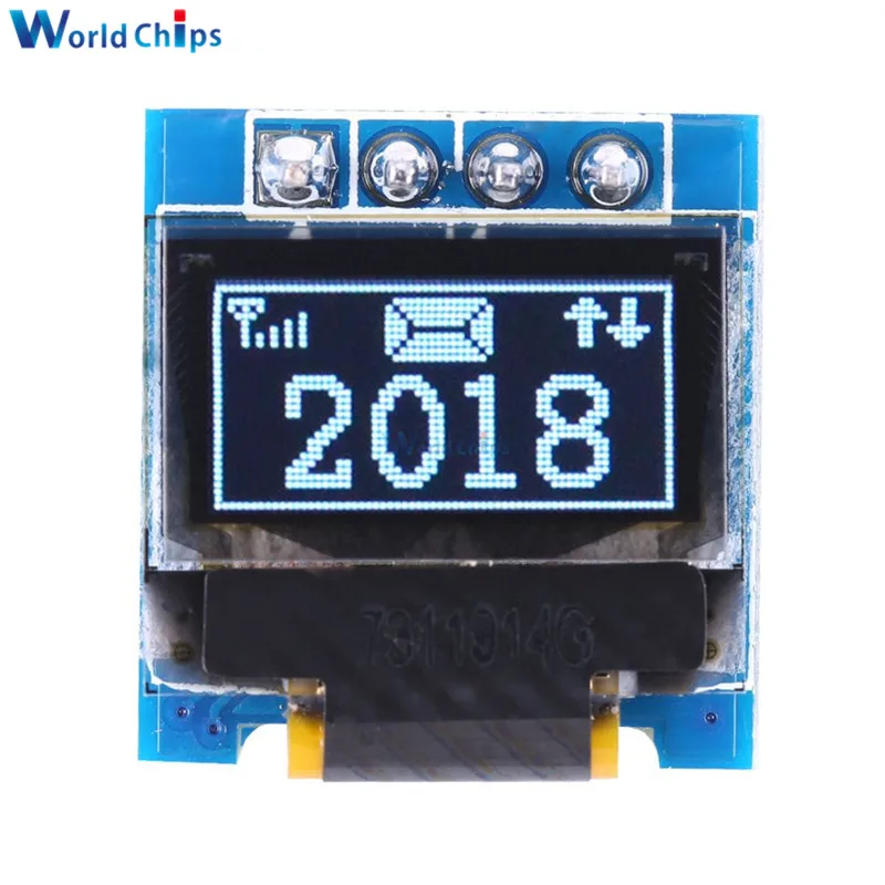 Diymore белый 0 49 дюймовый oled дисплей модуль 64x32 SSD1306 &quotэкран I2C IIC супер яркий для Arduino