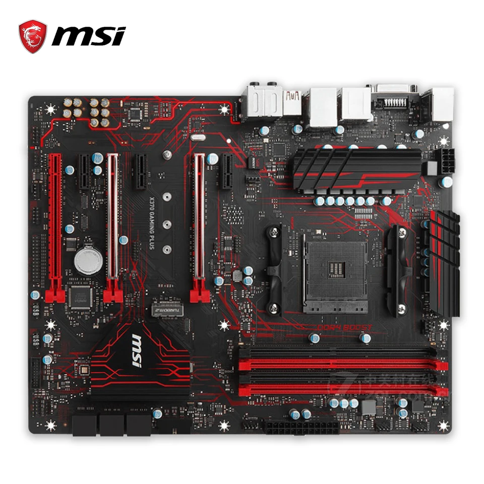 

MSI X370 GAMING PLUS Original New Desktop Motherboard X370 Socket AM4 DDR4 64G USB3.1 ATX
