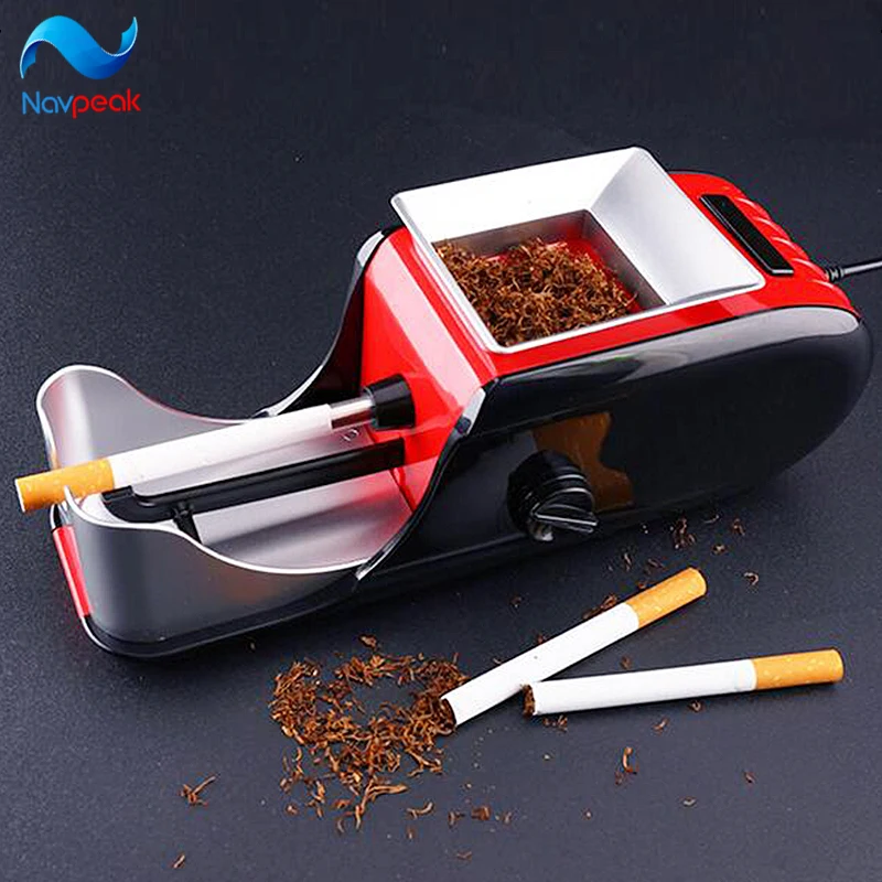 

1pc New Cigarette Tobacco Durable Automatic Electric Cigarette Machine DIY Cigarette Rolling Making Machine Free Shipping