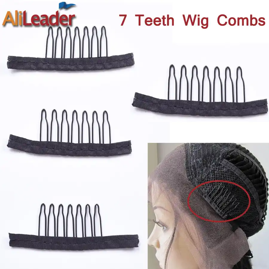 8-80Pcs Useful Wigs Cap Accessories Hair Clips For Weaves Wig Combs Clips For Lace Hair 8 Thooth Convenient For Your Wig Caps 8-80Pcs Useful Wigs Cap Accessories Hair Clips For Weaves Wig Combs Clips For Lace Hair 8 Thooth Convenient For Your Wig Caps