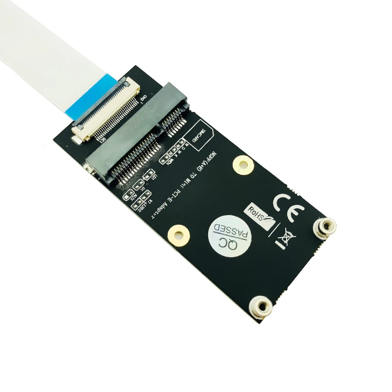 NGFF A+ E к Mini PCI-E адаптер NGFF ключ A-E к Mini PCI Express wifi M.2 wifi адаптер для половинной и полноразмерной сетевой карты