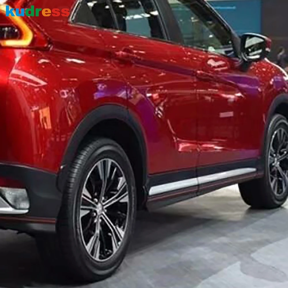 

For Mitsubishi Eclipse Cross 2017 2018 2019 ABS Matte Side Door Body Molding Protection Garnish Cover Trim 4 Pcs/ Set