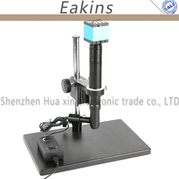

1000X Zoom Stereo 14MP HD Video Microscope Camera Coaxial Light Monocular C-mount Lens + Focusing Lifting Bracket Stand