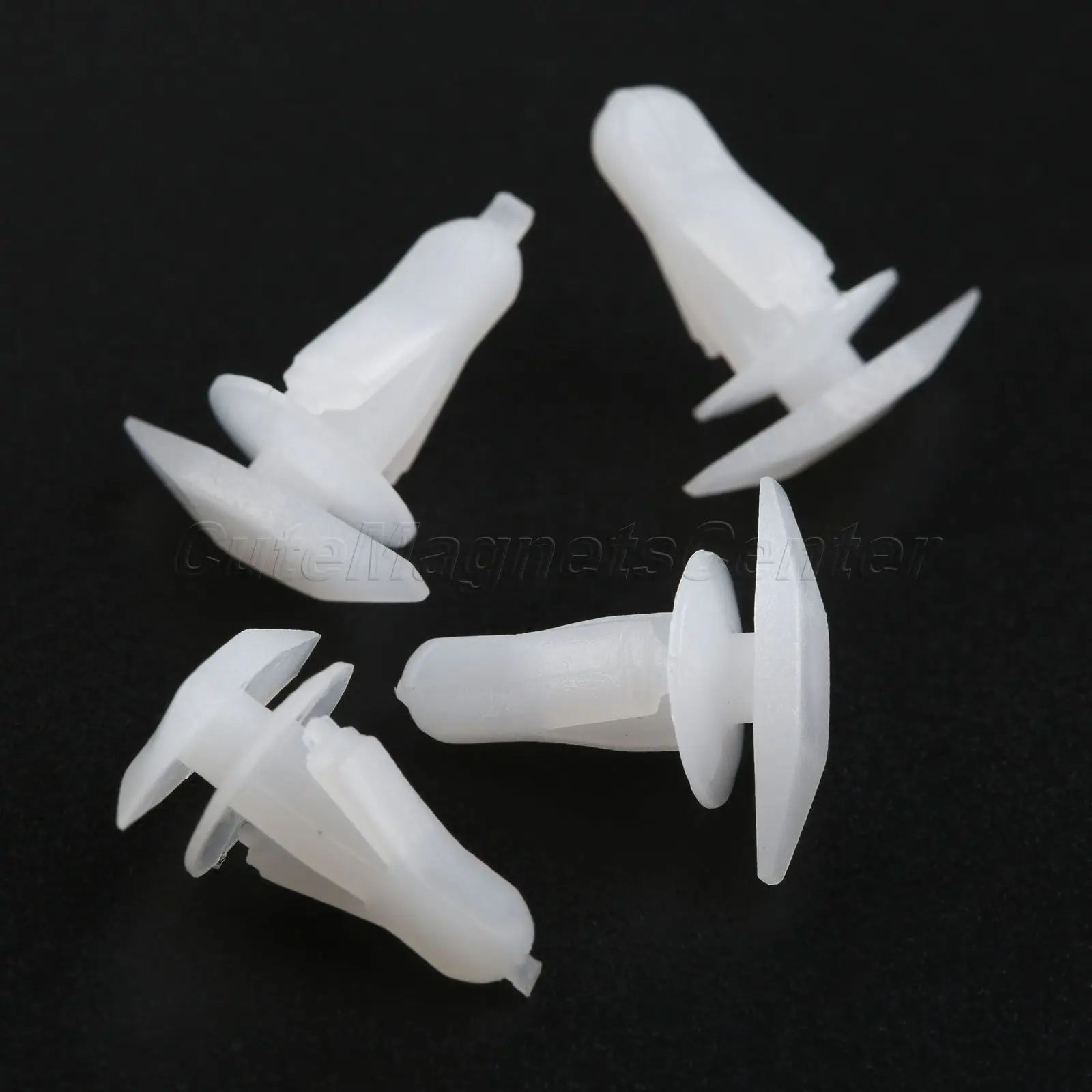 

mtsooning 10pcs Weatherstrip Door Boot Seal Clips Rubber Push Type Fits 6mm Hole for Honda Accord Civic CRV Acura 3.5RL White