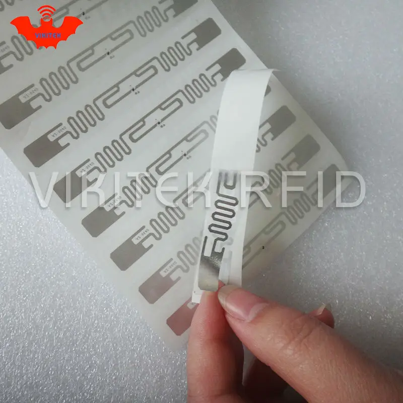 UHF RFID tag sticker Alien 9662 EPC6C wet inlay 915mhz868mhz860-960MHZ Higgs3 1000pcs free shipping adhesive passive RFID label