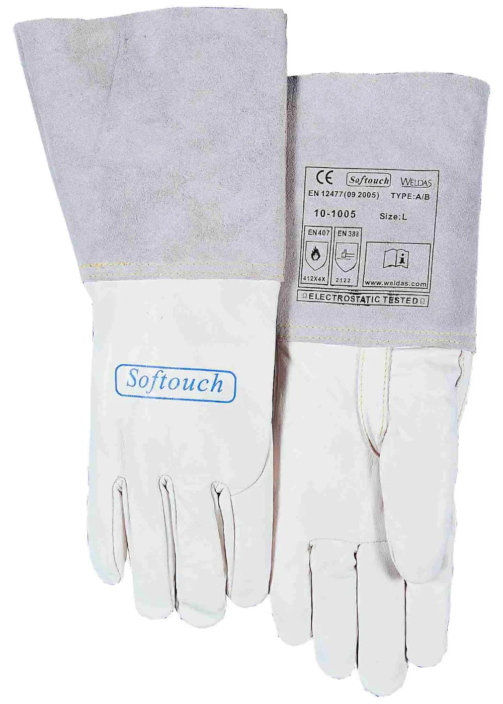 Leather Work Glove TIG MIG Welding Gloves Leather Driver safety Gloves Grain Goat Leather TIG MIG Welding Glove