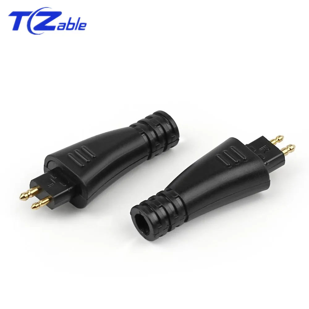 1pair Earphone Pin Jack DIY Audio Connector Adapter For FOSTEX TH900 MKII MK2 LN006026 Audio Plug Conectores Headphone Adapter