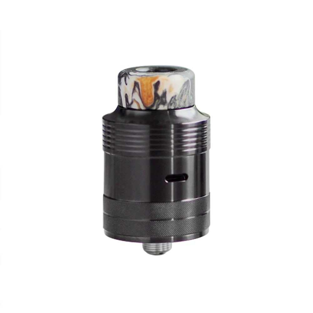 Beste Originele Cthulhu Mjolnir RDA 24mm Diameter Single Coil Tank met Dubbele Kamer   BF Pin Fit Squonker MOD Vape vs Tauren RDA