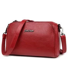 Мягкие сумки через плечо для женщин PU кожаные сумки дизайнерские женские сумки на плечо высокое качество однотонные женские сумки-мессенджеры