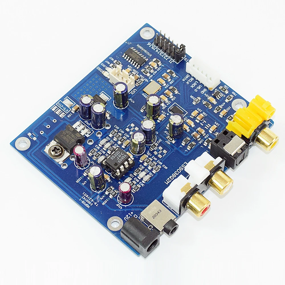 KGUSS M7A JRC55320 ES9038Q2M I2S DSD оптический коаксиальный вход декодер DAC наушники выход аудио