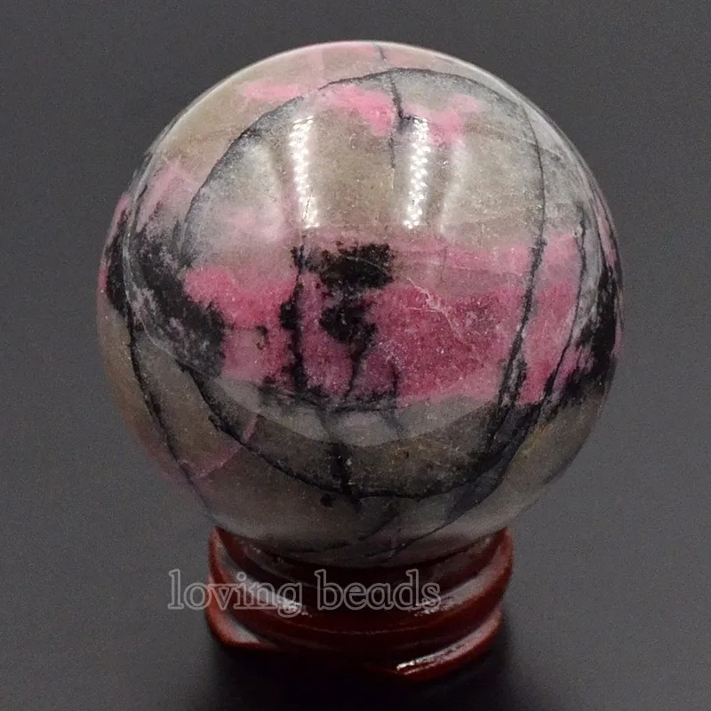 001-10 Red Black Rhodonite