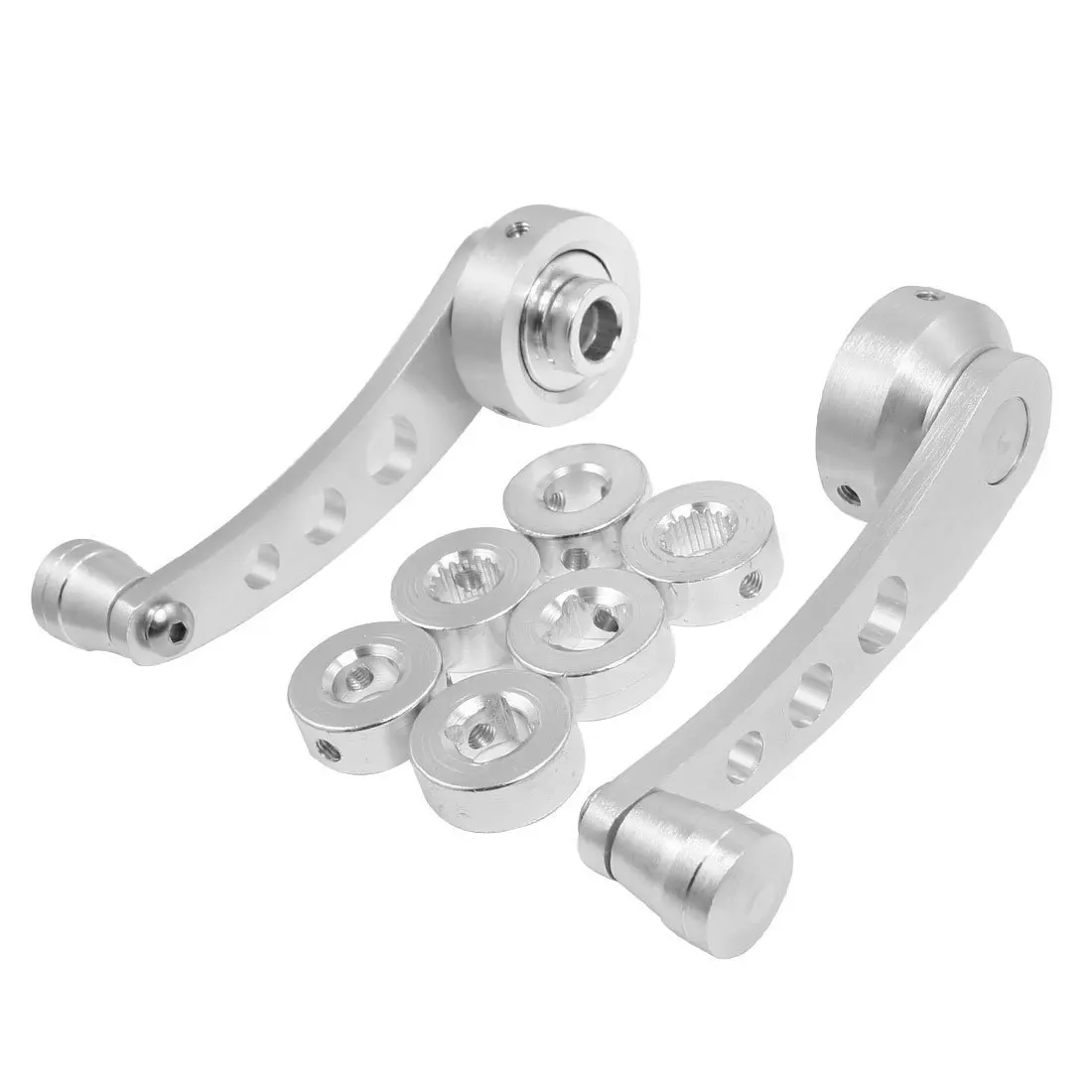 Car Truck Window Crank Handle Replacement Silver Tone Manual 2 Pcsin