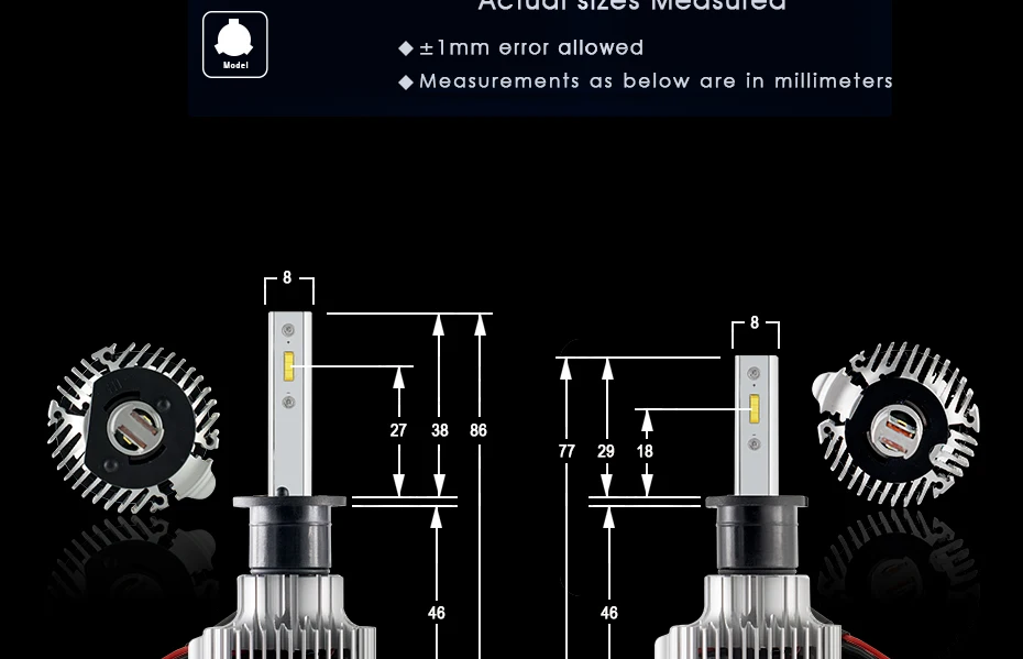 CNSUNNYLIGHT OSLAMP H4 H7 H11 LED (13)
