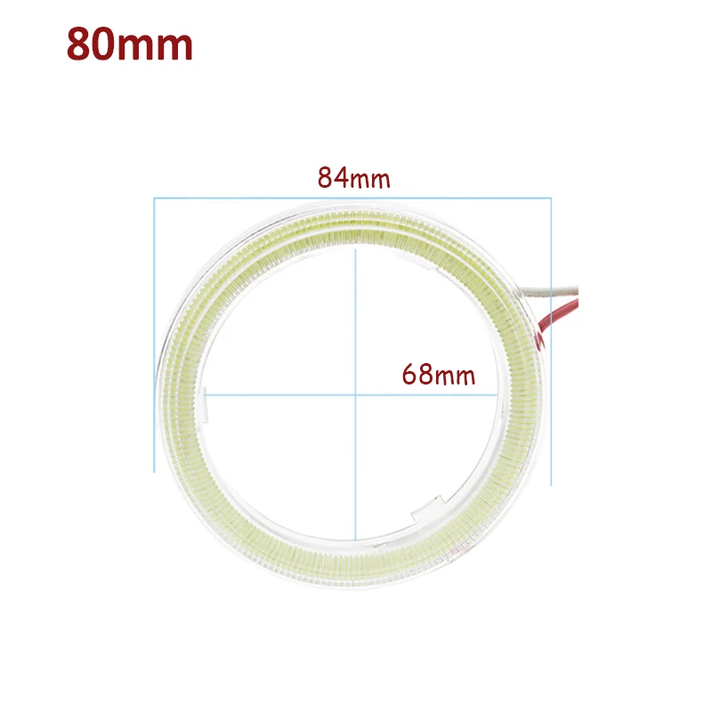 Atreus Автомобильный светодиодный Ангельские глазки для toyota, Opel Honda civic Ford focus 2 Lada аксессуары 60-120 мм авто Halo Кольцо со светильниками 12V