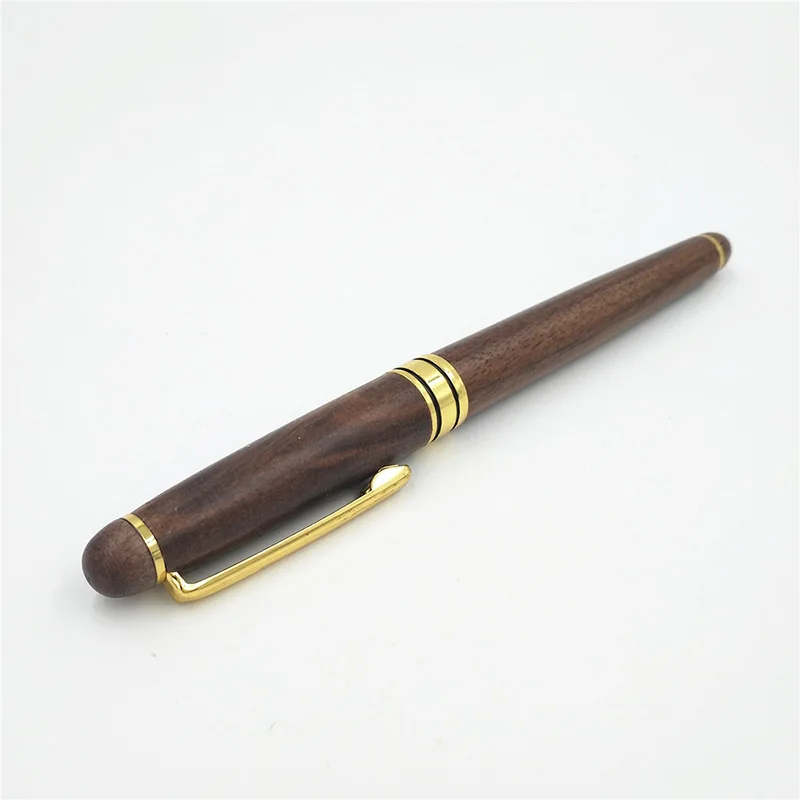 Роскошная ручка ручной работы из орехового дерева, авторучка, ручка с насосом, авторучка, набор для работы и школы в качестве подарка