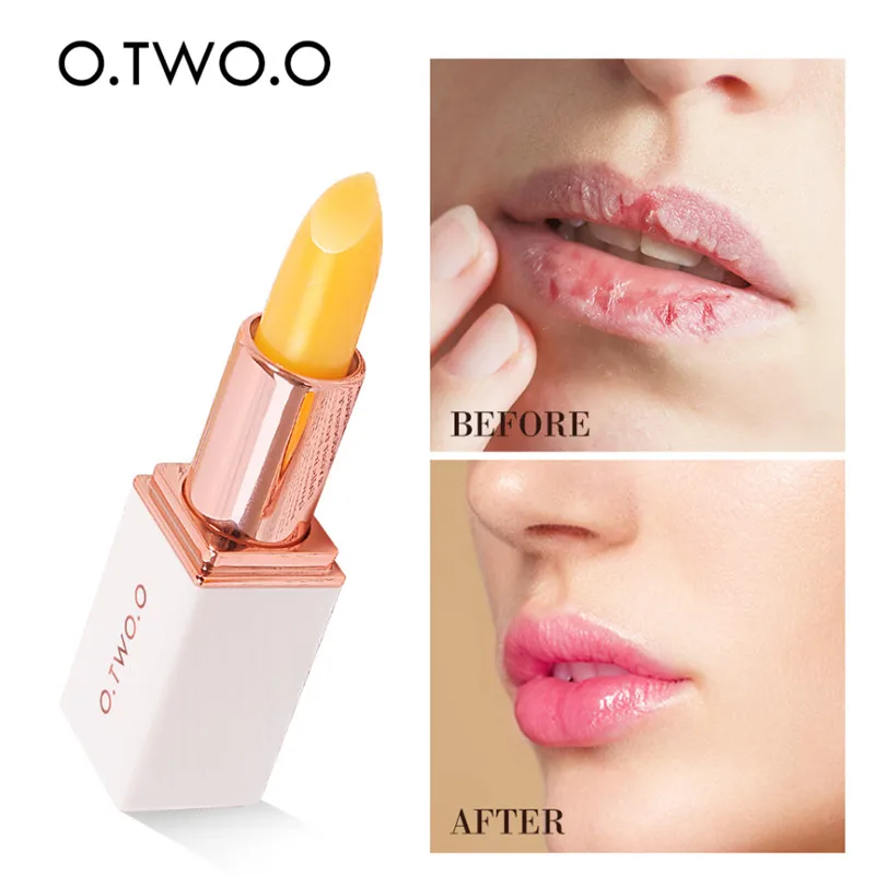 

O.TWO.O Colors Ever-changing Lip Balm Lipstick Long Lasting Hygienic Moisturizing Lipstick Anti Aging Makeup Lip Care