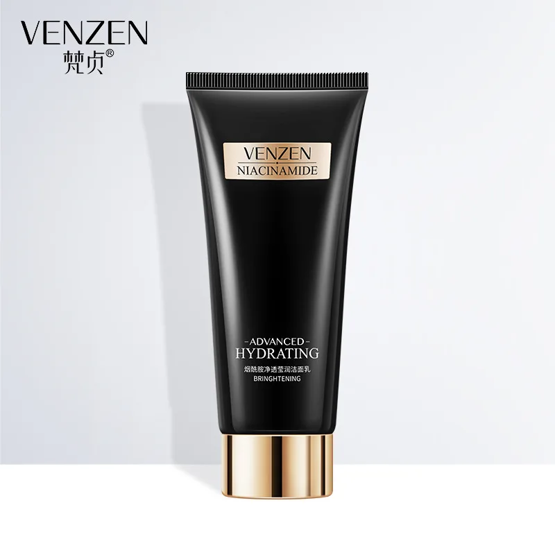 Полупрозрачная Очищающая пенка VENZEN Niacinamide Net глубокое очищение не туго