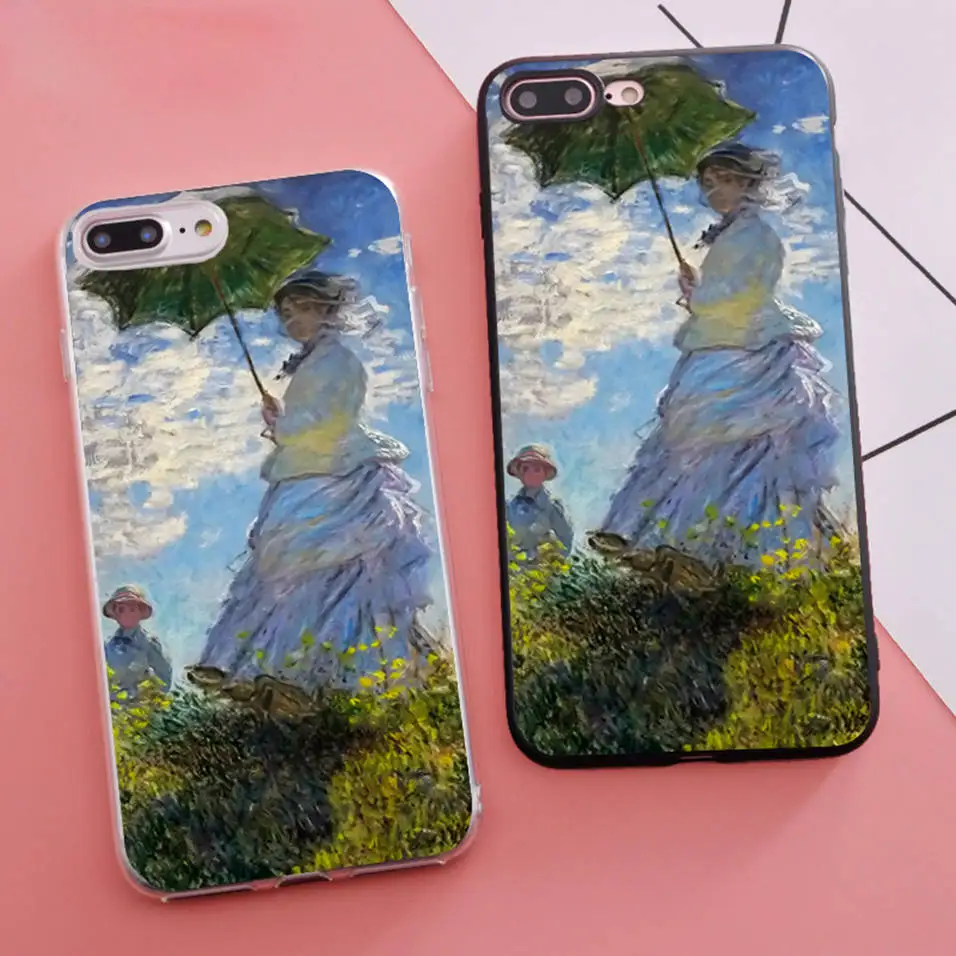 

Coque Claude Monet Housings Phone Case for iPhone X 5S XR XS Max SE 6 S 6s 7 8 Plus Cover Rubber Bumper