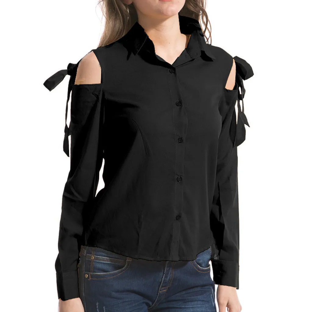 Модный женский топ и блузка с бантом 6XL, женская летняя модная S-6XL блузка, Повседневная Свободная однотонная блузка с ажурным бантом на