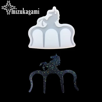 

1pcs UV Resin Jewelry Liquid Silicone Tianma Horse Charms Molds For DIY Handwork Jewelry Finding Accessories