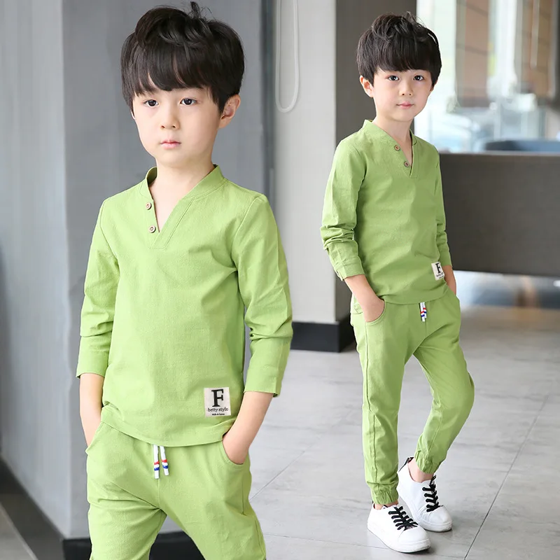 2017 Casual Children Boys Clothing Sets Spring Autumn boy Clothes Navy