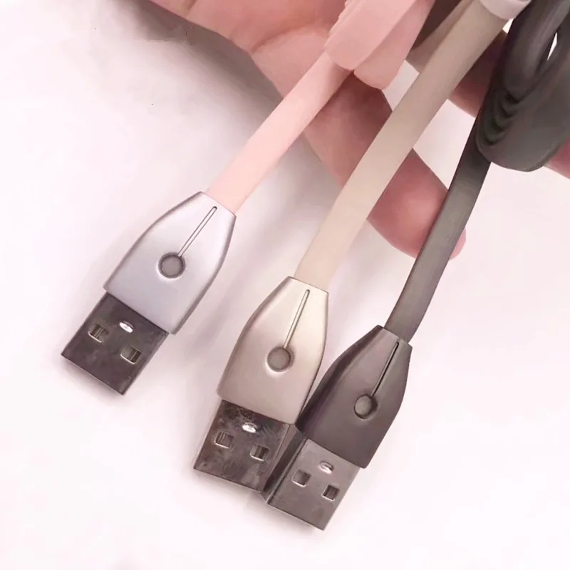  USB кабель Micro USB кабель для передачи данных светодиодный светящийся зарядный кабель синхронизировать мобильный телефон Android кабели для…