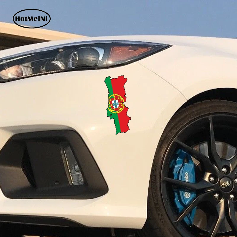 HotMeiNi автомобильный Стайлинг 3D Автомобильная наклейка Португалия португальская