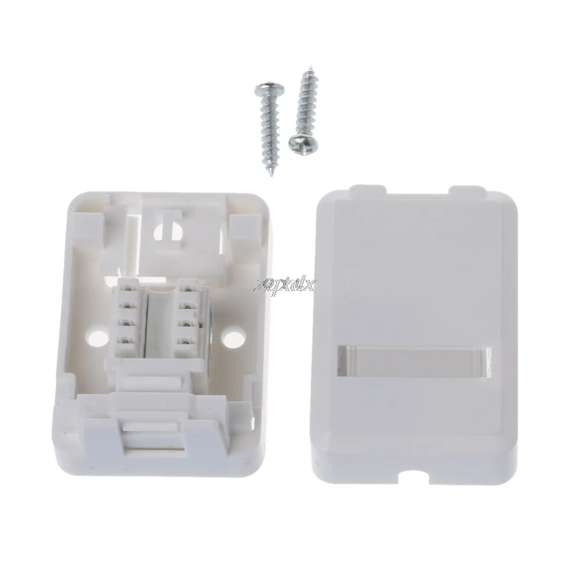 RJ Box с модулем Cat6 Настольная коробка панель одним портом для RJ45 RJ11 AMP mount Z09 Прямая