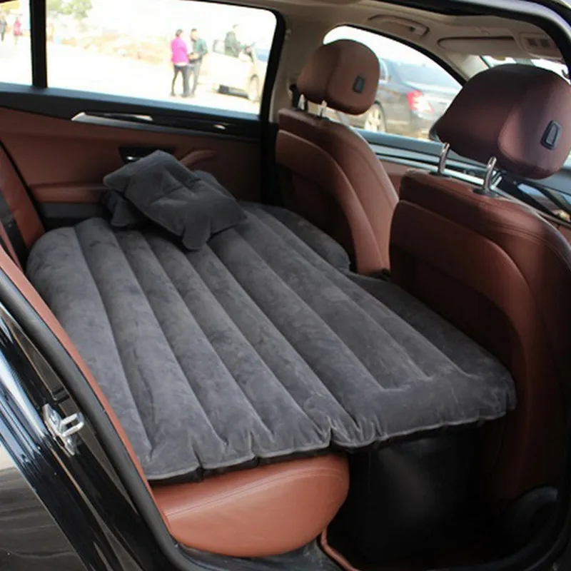 Matelas Voiture Gonflable чехол на заднее сиденье автомобиля кровать для путешествий надувной матрас надувная кровать автомобильная кровать горит Voiture Air Mattres - Название цвета: Цвет: желтый
