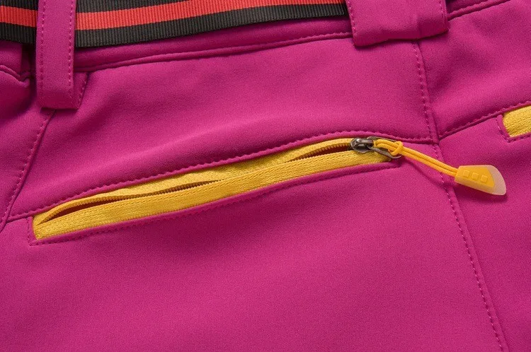Штаны для активного отдыха на открытом воздухе мягкая оболочка штаны на флисе для мужчин и женщин Mountain водонепроницаемый тепловой Велосипеды Штаны